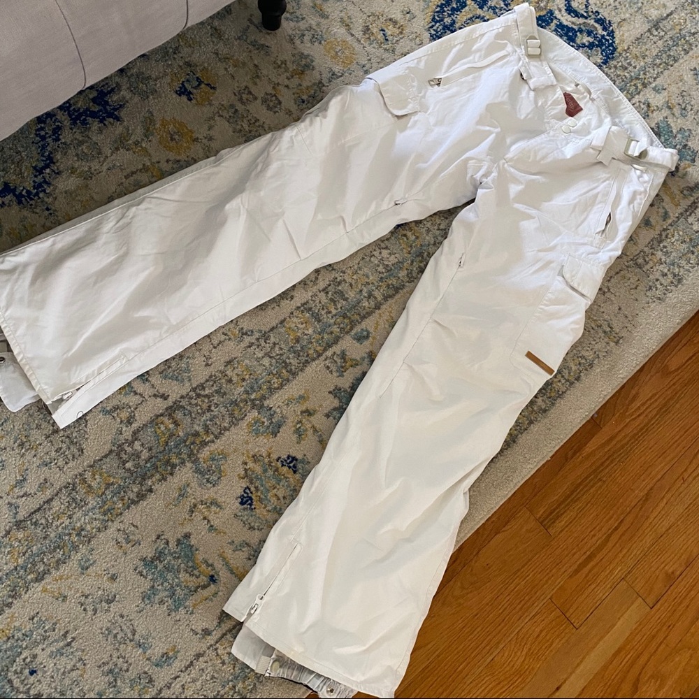 Women’s white Snowboard Pants